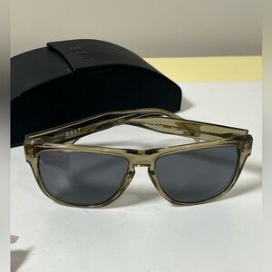 New SALT Tea Ray Transparent $500 Sunglasses Polarized Made in Japan
